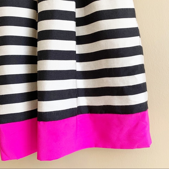 Eliza J stripe fit and flare cocktail RELISTED - Picture 11 of 13